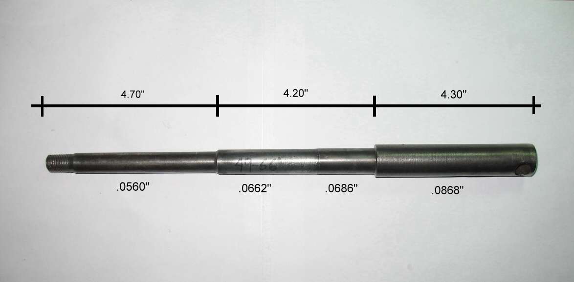 Harley Front Axle Size Chart